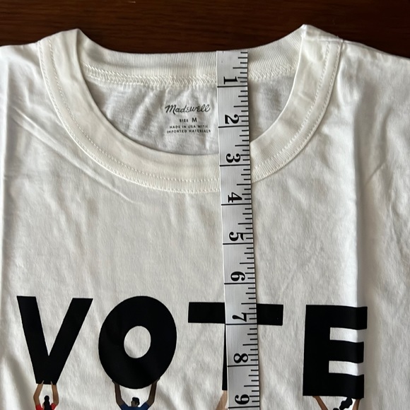 🆕Madewell VOTE Tees Made in USA New NWT - Picture 9 of 13